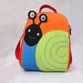 Snail children school bag