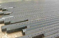 Perforated liner – base pipe for sand