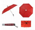 red no drip umbrella