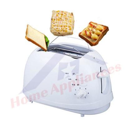 hot sale 2 slice long slot plastic toaster with A13 3