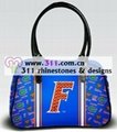 311 bags purses rhinestuds octagon studs iron on hot-fix heat transfer design 1 4