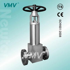 Self Sealing For High Pressure Bellows Gate Valve 