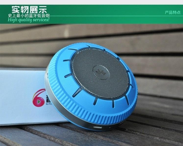EWA E305 Mini Portable Bluetooth Speaker (TF card + microphone + line in ) free  2