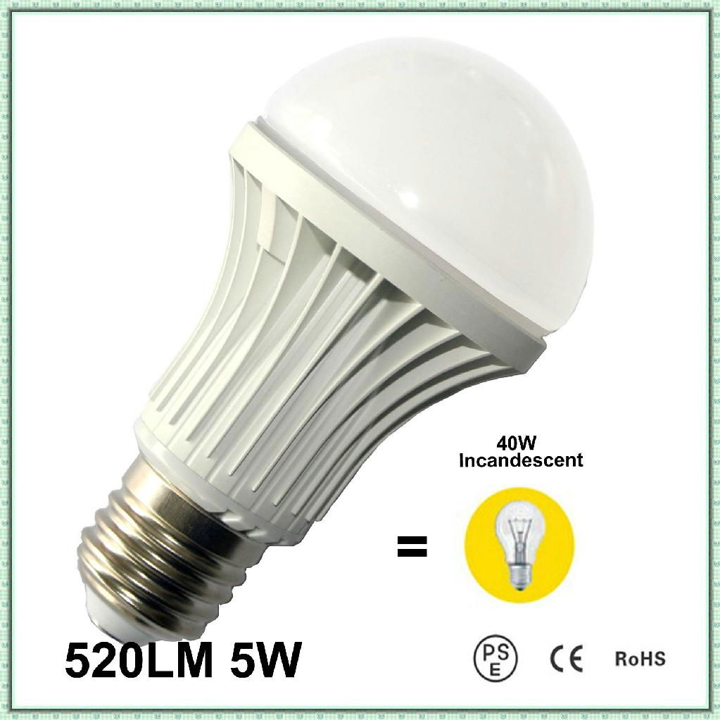 530lm 5W Samsung smd5630 LED bulb 2