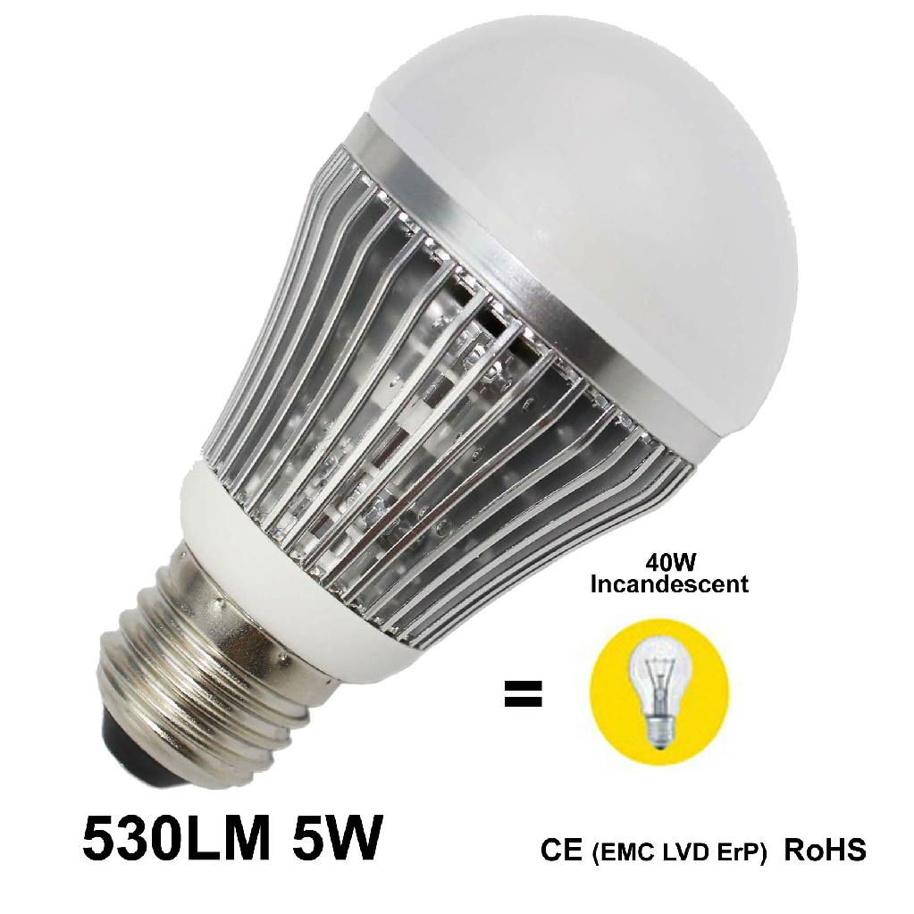 530lm 5W Samsung smd5630 LED bulb 3