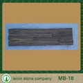 Black slate stacked culture stone 3