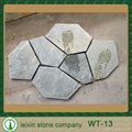 Exterior mesh back paving stone grey