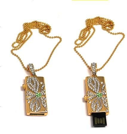 jewelry usb flash drive with neckless
