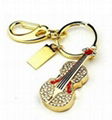 violin shape usb flash disk for gift 3