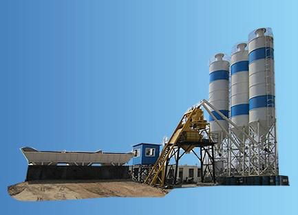 Newest HZS 50 concrete mixing plant