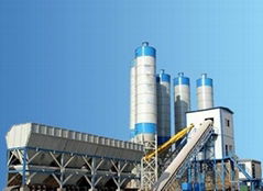 HZS120 concrete batching plant