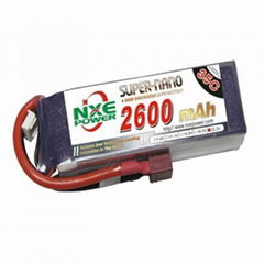 NXE Power softcase 2600mah 35c 6s 22.2v rc lipo battery for helicopter/plane