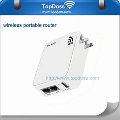 150Mbps Round Portable Wireless Router Access Point For Smartphone