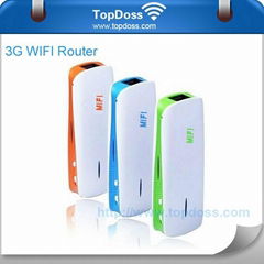 150Mbps 1800mAh Power Bank 3G Wi fi Router Portable