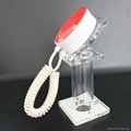 Acrylic display stand for mobile phone shop anti-theft 4