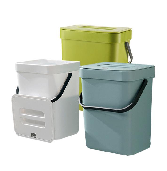 5L Trash Bin With Hook And Adhesive Buckle 2