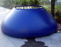 PVC portable open onion shape water tank