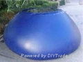 Flexible open onion pvc tank for