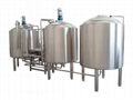 1000L/batch turnkey craft beer brewing plant 1