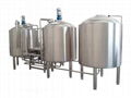 1000L/batch turnkey craft beer brewing