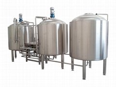 1000L/batch turnkey craft beer brewing plant
