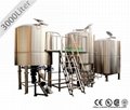 3000L stainless steel beer brewing equipment for sale