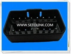  	24V 16 PIN MALE OBD CONNECTOR J1962 OBDII PLUG