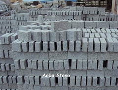 G603 Granite paver flamed finished Chinese manufacturer 