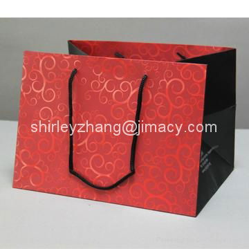 Gift Paper Bag for Daily Use and Add Promotion, Made of White Card Paper  3