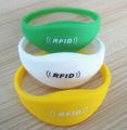 Ntag203 NFC silicone rfid bracelet 2