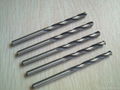 Tungsten carbide twist drill bits