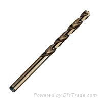 Titanium coated twist drill bits