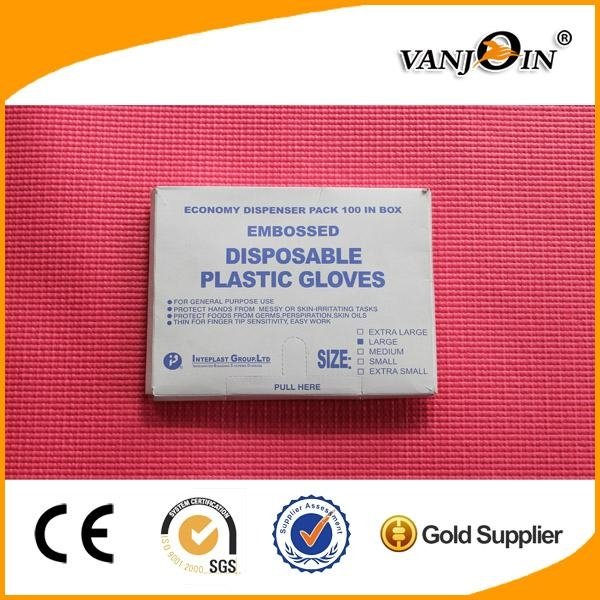 Disposable PE/CPE Gloves Folded by Pair 4