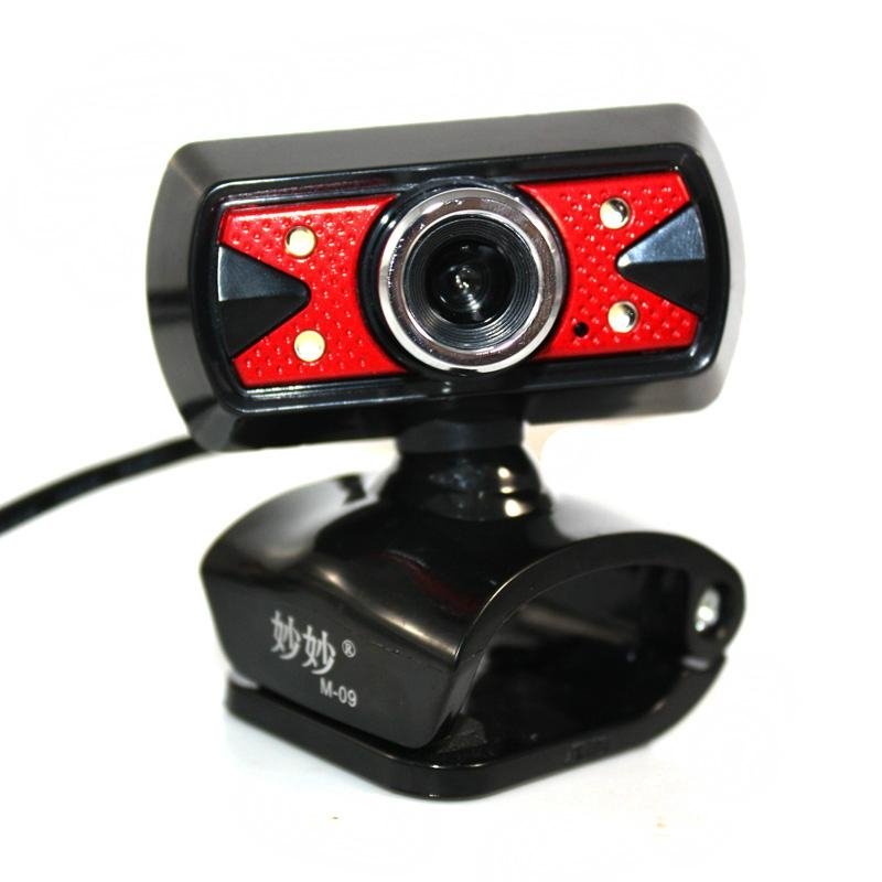 USB 2.0 5Mega Pixels 720P HD Webcam Web camera Skype Vedio Chat camera micphone 2