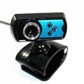 USB 2.0 5Mega Pixels 720P HD Webcam Web camera Skype Vedio Chat camera micphone 3