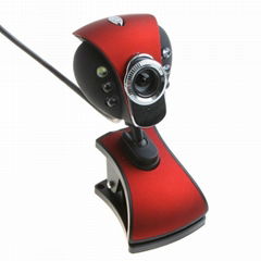 fashion driver wires web cams USB 2.0 50M 6LED PC HD Webcam Camera Web Cam mic