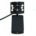 5M pixel VGA LED Clip PC web camera USB 360 free driver hd wireless cmos laptop 