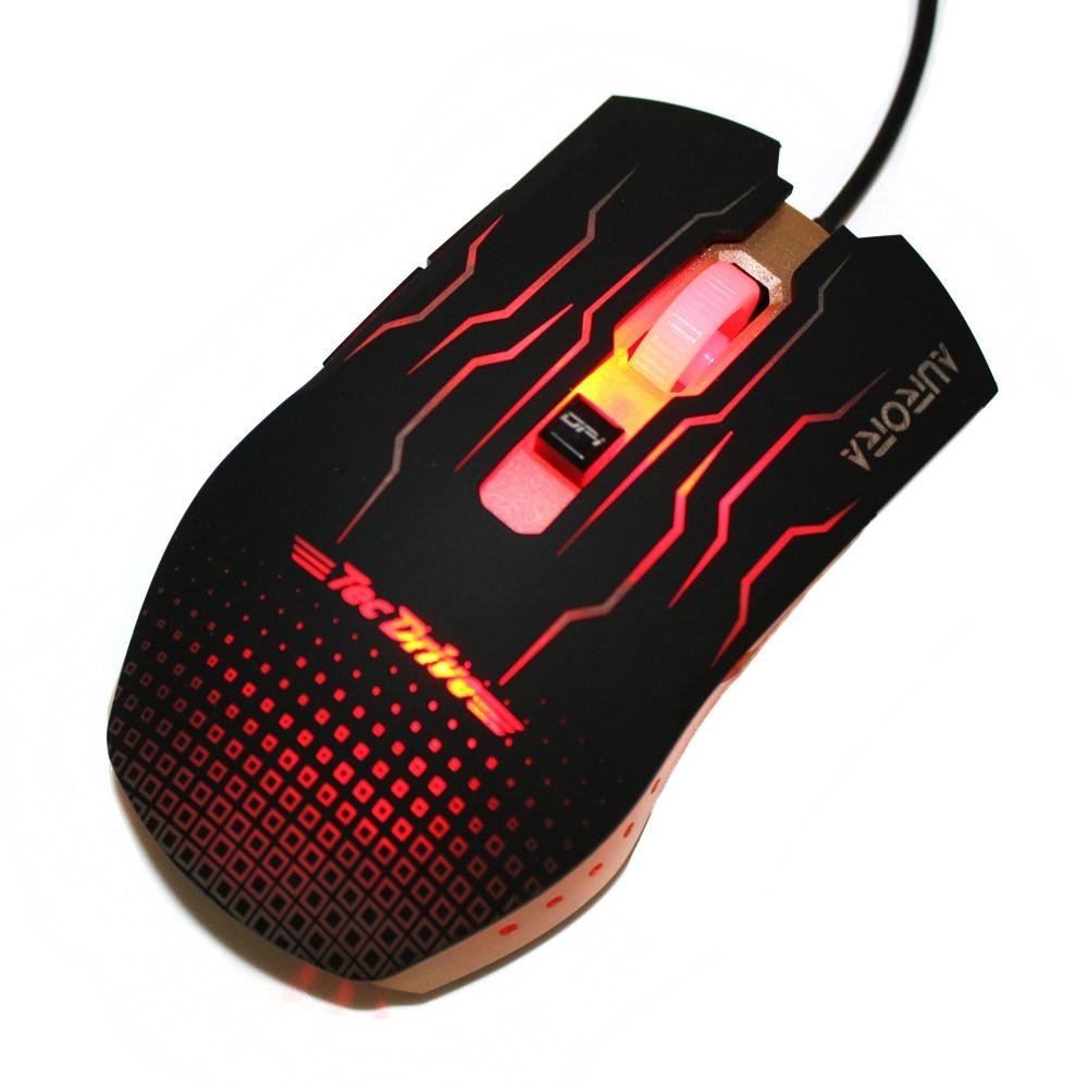 High Speed 2000DPI 6D PC Game Mouse Optical USB 2.0 wired Mouse 2