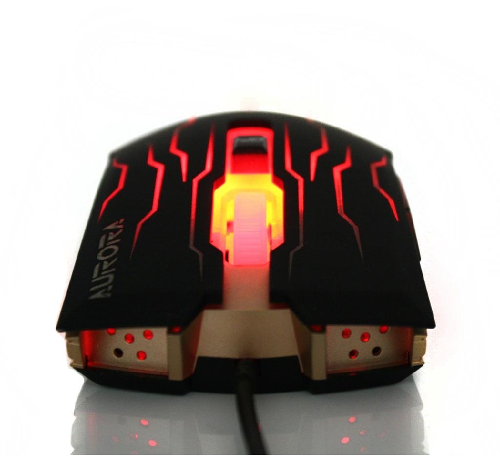High Speed 2000DPI 6D PC Game Mouse Optical USB 2.0 wired Mouse 3
