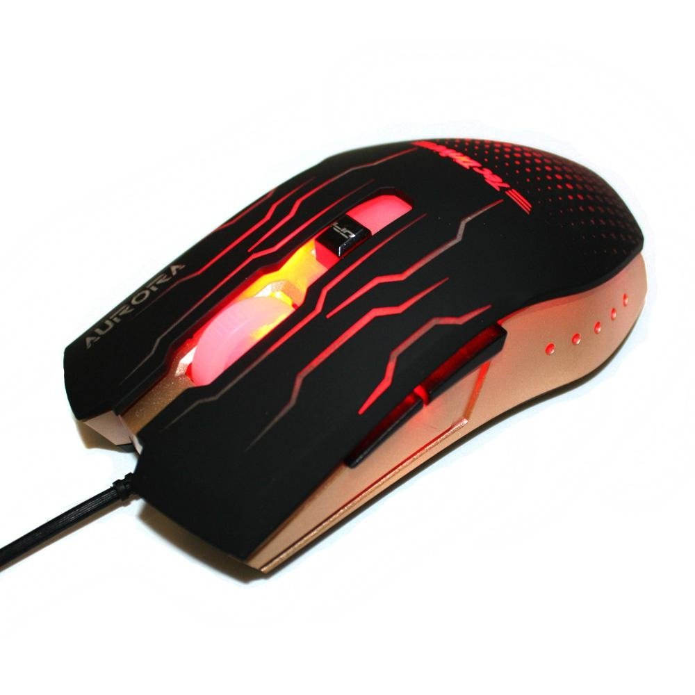 High Speed 2000DPI 6D PC Game Mouse Optical USB 2.0 wired Mouse 4
