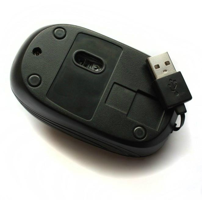  2400DPI Optical USB Wired stretch extension business Logitech magnetic Mouse 3