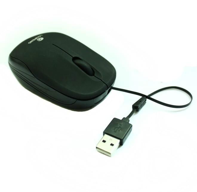  2400DPI Optical USB Wired stretch extension business Logitech magnetic Mouse 4