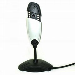Retractable optical zoom Webcam door EYES PC web camera USB LED nights driver