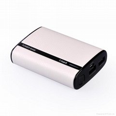 High-end Portable PU Leather Power Bank For Smartphone (CE/FCC/UL/RoHS/ Approved
