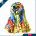 HEFT Fashionable strips scarf factory