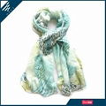  Fashion soft paisley printed scarf - HEFT scarves and shawls 