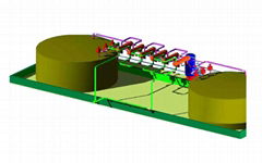 Molten salt thermal energy storage device