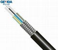 Outdoor Stranded Loose Tube Light-armored Fiber Optical Cable GYTS Manufacturer/ 1