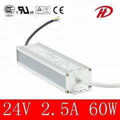 60W Power Supply With CE RoHs Certification