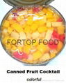 canned fruit cocktail